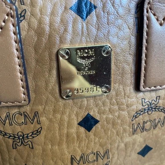 MCM Cognac Crossbody Bag - Picture 4 of 12